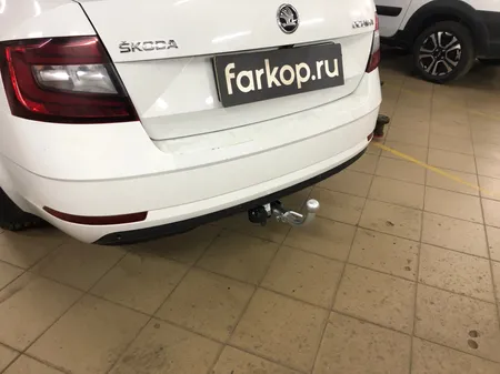 Фаркоп Лидер Плюс для Skoda Octavia (лифтбек) 2013-2020 Арт. S108-BA S108-BA в Челябинск