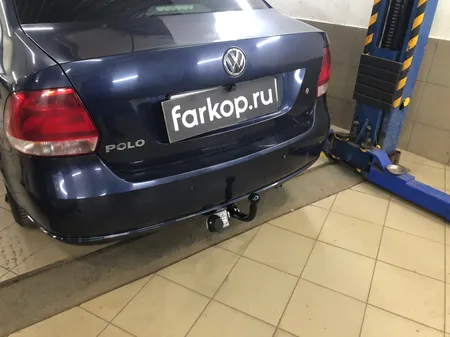 Фаркоп Лидер Плюс для Volkswagen Polo (седан) 2010-2020 V125-A в Челябинск
