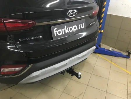 Фаркоп Лидер Плюс для Hyundai Santa Fe 2018-2022 Арт. H230-E H230-E в Челябинск