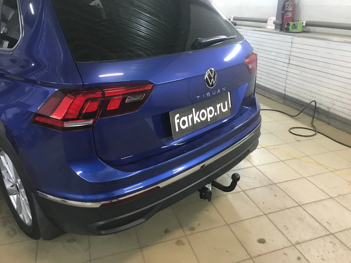 Фаркоп Лидер Плюс для Volkswagen Tiguan 2017- V123-A в Челябинск