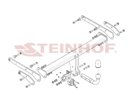 Фаркоп Steinhof для Audi Q5 2026- A-111 в Челябинск
