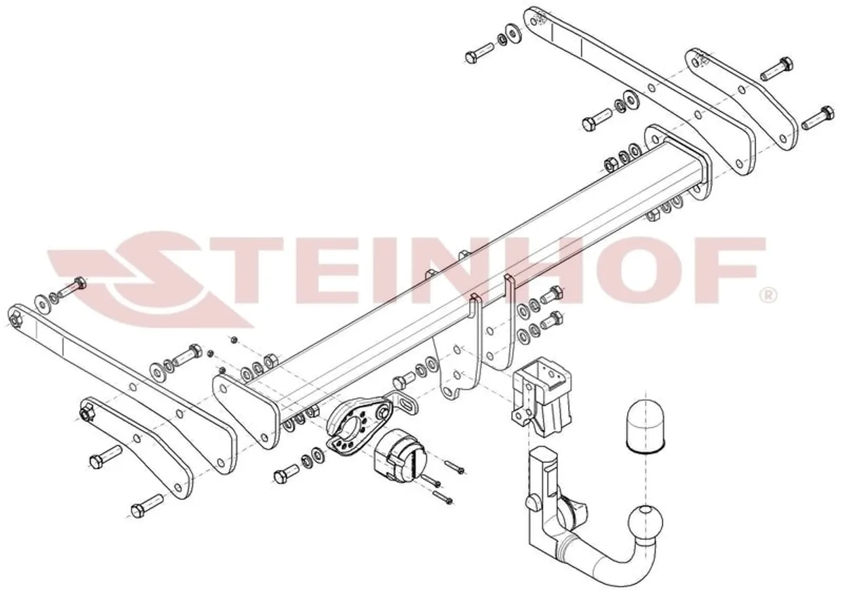 Фаркоп Steinhof для Audi Q5 2026- A-112 в Челябинск