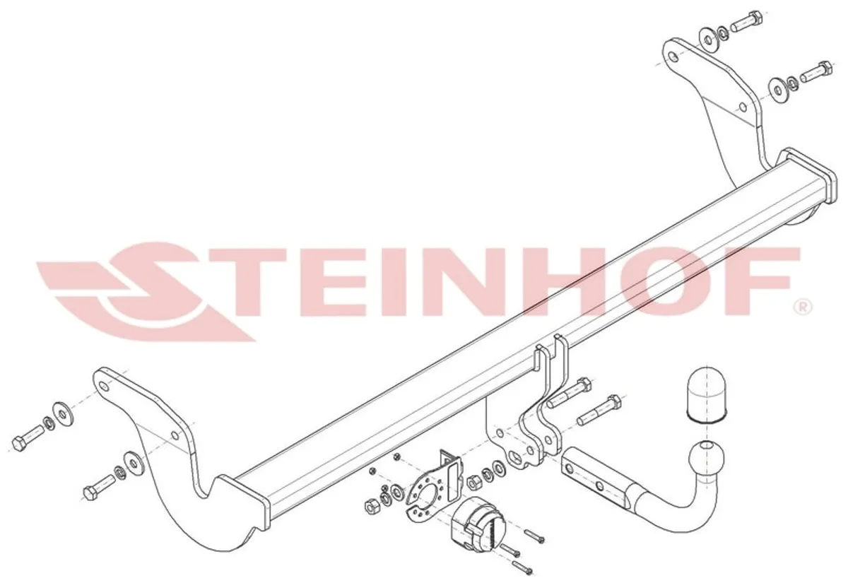 Фаркоп Steinhof для Lexus RX 2022- Арт. L-175 L-175 в Челябинск Фаркоп Steinhof для Lexus RX 2022- Арт. L-175 L-175 в Челябинск