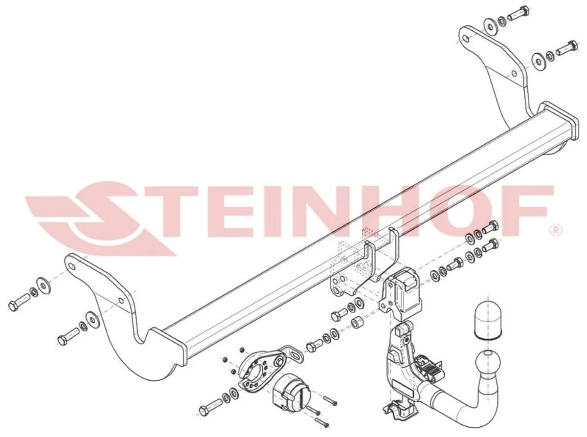 Фаркоп Steinhof для Lexus RX 2022- Арт. L-176 L-176 в Челябинск