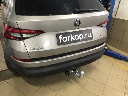 Фаркоп Лидер Плюс для Skoda Kodiaq 2017- V123-BA в Челябинск