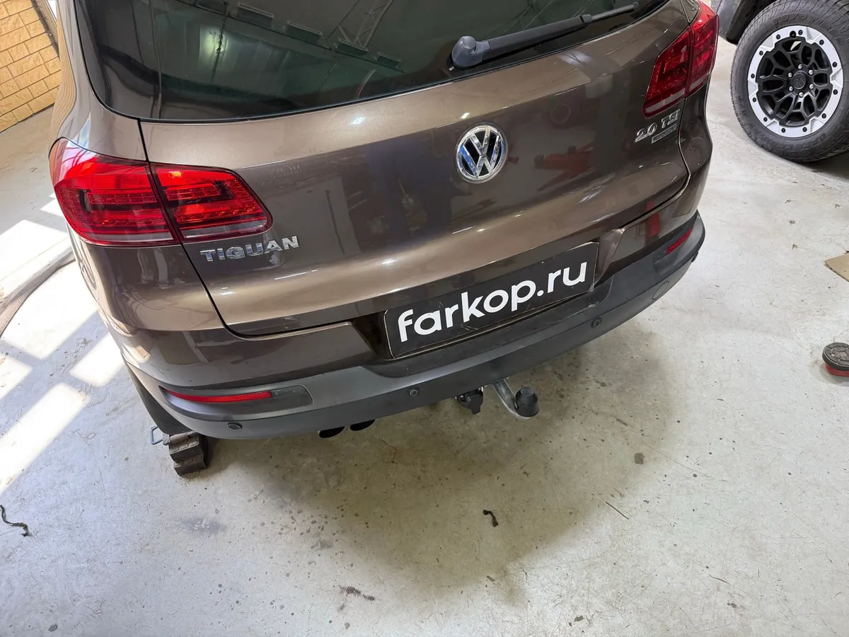 Фаркоп Galia для Volkswagen Tiguan 2007-2016 V069A в Челябинск