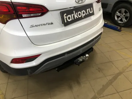 Фаркоп Лидер Плюс для Hyundai Santa Fe 2012-2018 H224-F в Челябинск