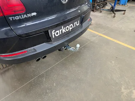 Фаркоп Лидер Плюс для Volkswagen Tiguan 2007-2017 V123-BA в Челябинск