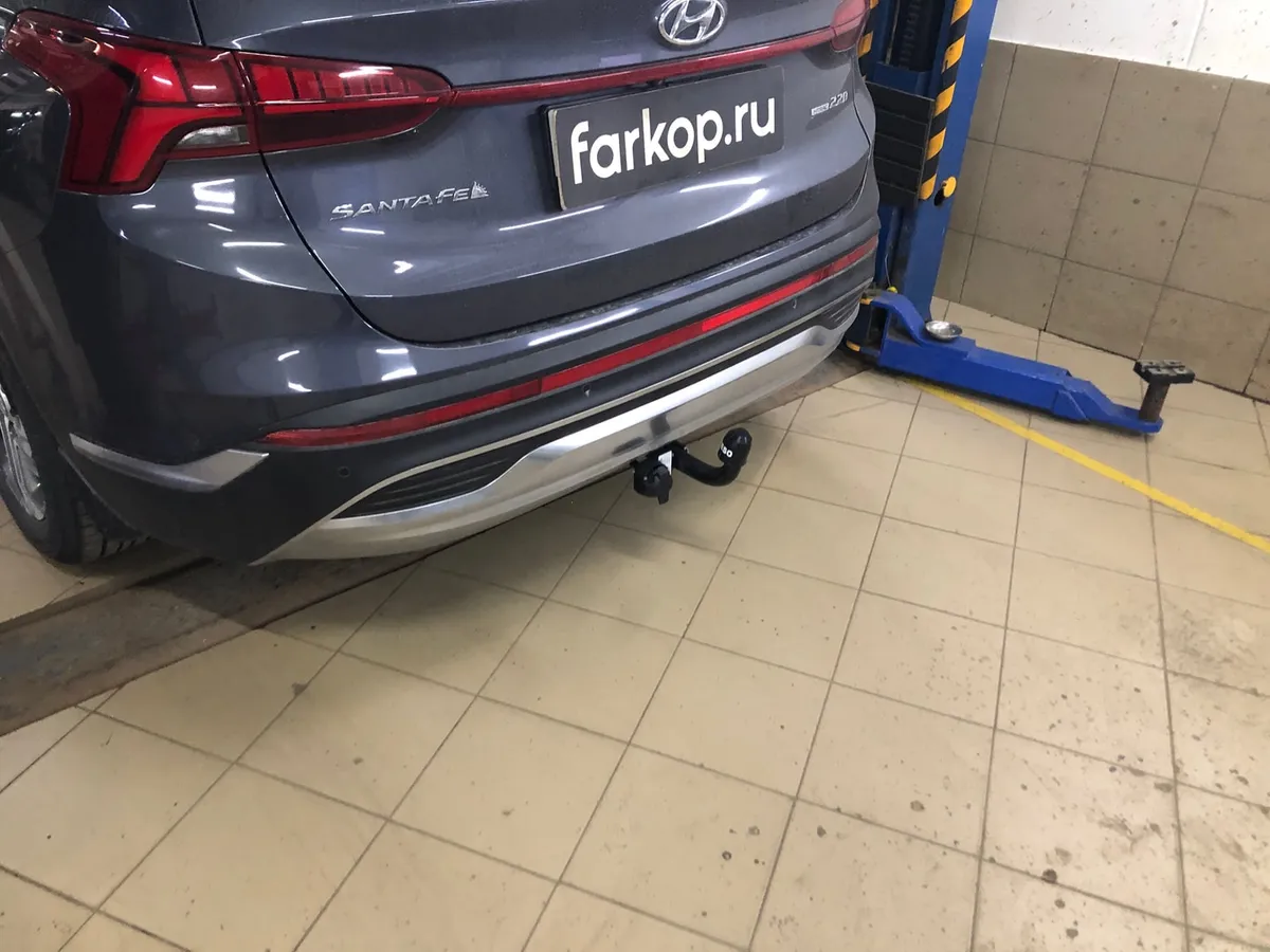 Фаркоп Oris для Hyundai Santa Fe 2020-2024 6768-A в Челябинск