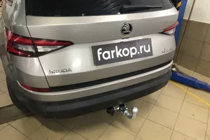 Установили фаркоп Лидер Плюс для Skoda Kodiaq 2019 г. в.